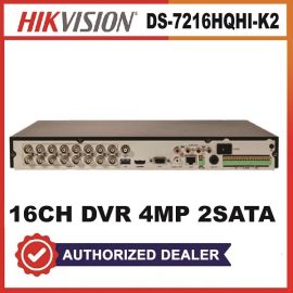 Hikvision 16Channel DVR 4mp 2 Sata(DS-7216HQHI-K2)