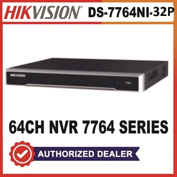HIKVISION 64 CHANNEL NVR 7764 SERIES (DS -7764NI-32P)