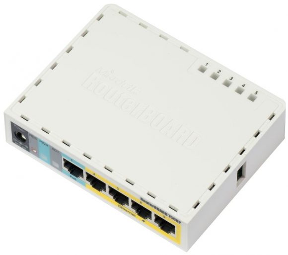 MIKROTIK RB750UP 5 PORT SWITCH AND ROUTER