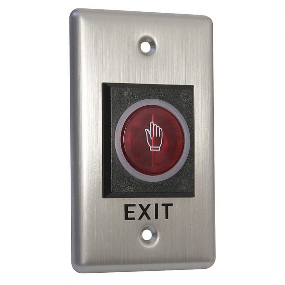 EXIT BUTTON METAL TOUCHLESS