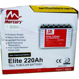 Mercury Tubular Battery Elite 220Amp